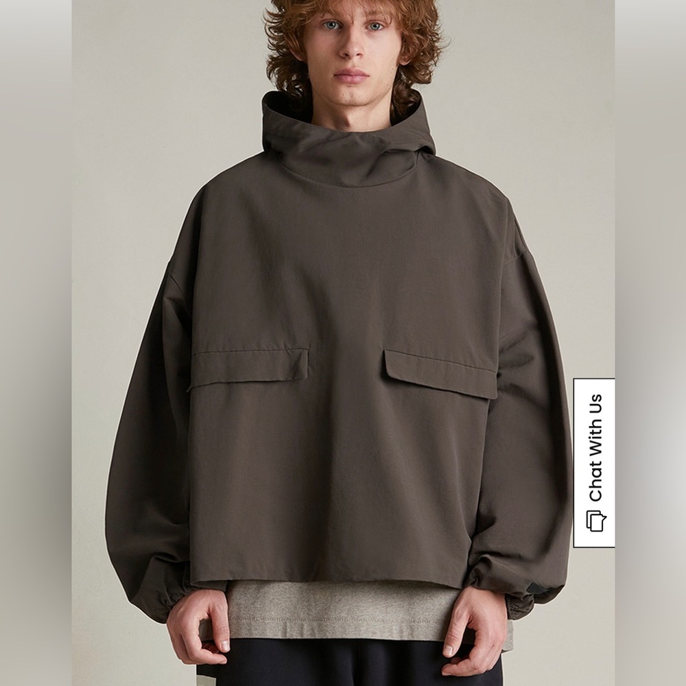 ESSENTIALS Military Hooded Jacket